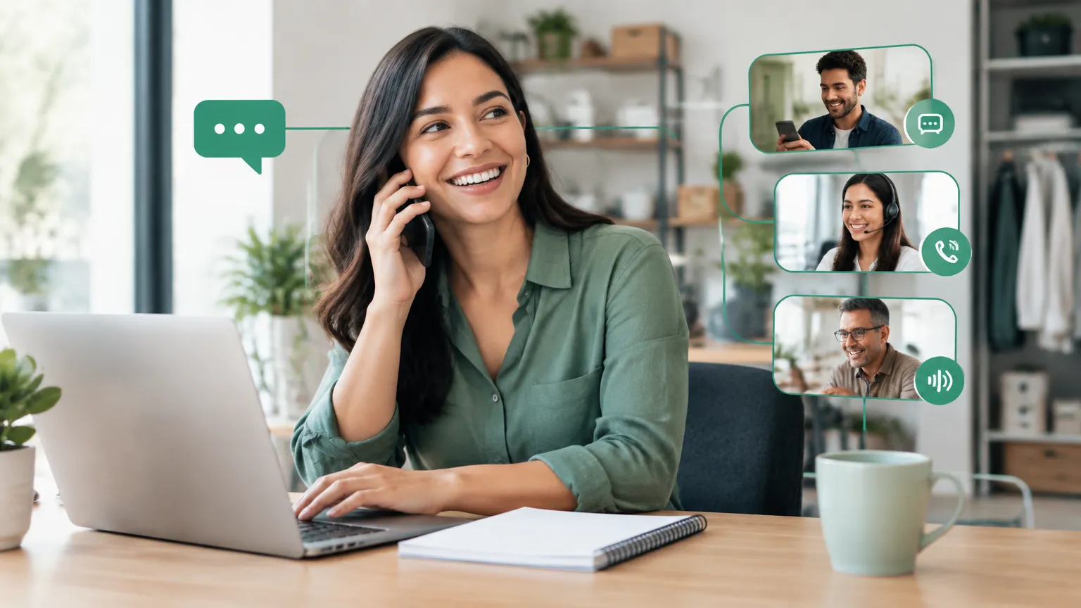 Beneficios del chatbot de voz de Whally para PYMEs